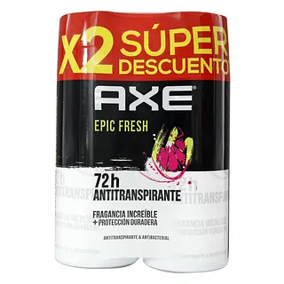 Desodorante Axe Spray Epic Fresh 2 X 1