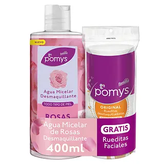 Agua Micelar Rosas + Ruedas Faciales