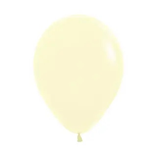 Globo Sempertex Pastel Mate Amarillo