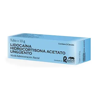 Lidocaína Ungüento (Hidrocortisona)