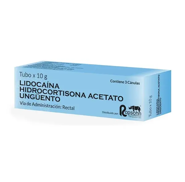 Lidocaína Ungüento (Hidrocortisona)