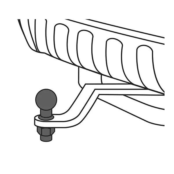 Bola De Arrastre Para Remolque, 1-7/8", 2000 Lb, Truper