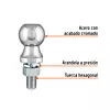 Bola De Arrastre Para Remolque, 1-7/8", 2000 Lb, Truper