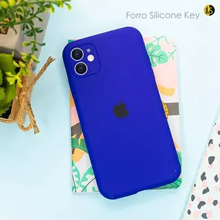 Silicon Case Azul Protector Cámaras Iphone11pro
