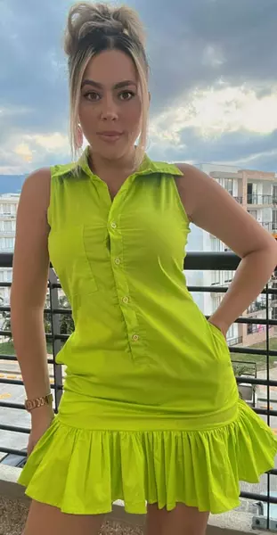 Vestido Verde Biche– Estilo Fresco