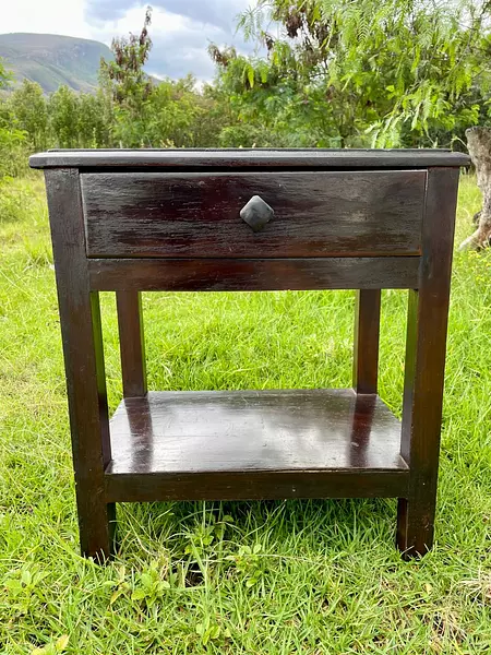 Mesa De Noche Con Una Gaveta - Colombia 1970