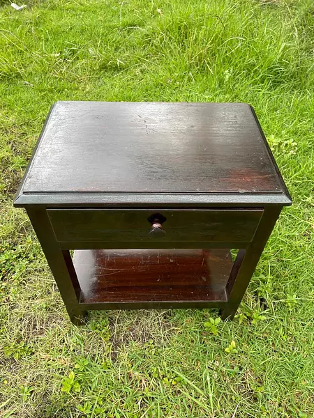 Mesa De Noche Con Una Gaveta - Colombia 1970