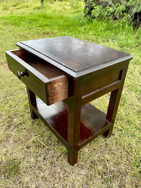 Mesa De Noche Con Una Gaveta - Colombia 1970