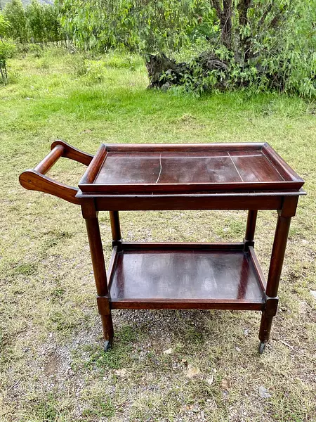 Carro De Servicio A La Mesa Con Manija - Colombia 1950