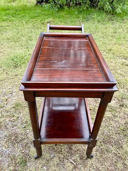 Carro De Servicio A La Mesa Con Manija - Colombia 1950