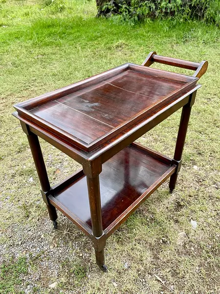 Carro De Servicio A La Mesa Con Manija - Colombia 1950