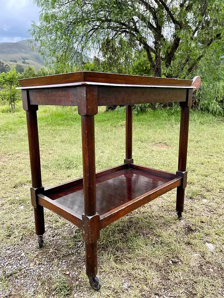 Carro De Servicio A La Mesa Con Manija - Colombia 1950