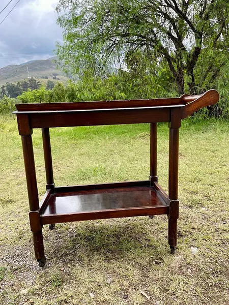 Carro De Servicio A La Mesa Con Manija - Colombia 1950