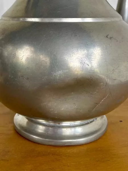 Tetera Grande Metálica Mango Revestido - Países Bajos 1950