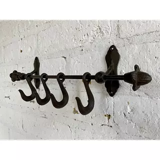 Percha 4 Ganchos De Polea