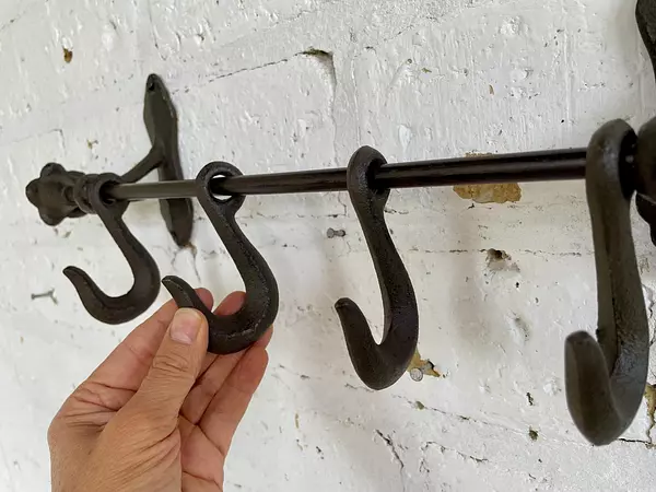 Percha 4 Ganchos De Polea