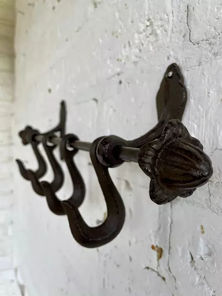 Percha 4 Ganchos De Polea