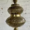 Lámpara Arabe De Bronce - Marruecos 1980