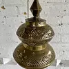 Lámpara Arabe De Bronce - Marruecos 1980