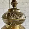 Lámpara Arabe De Bronce - Marruecos 1980