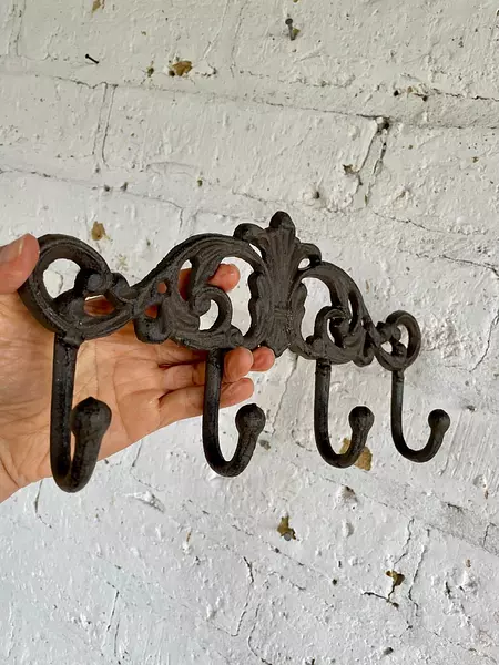 Perchero Para Anclar En Pared Cuatro Ganchos