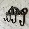 Perchero Para Anclar En Pared Cuatro Ganchos