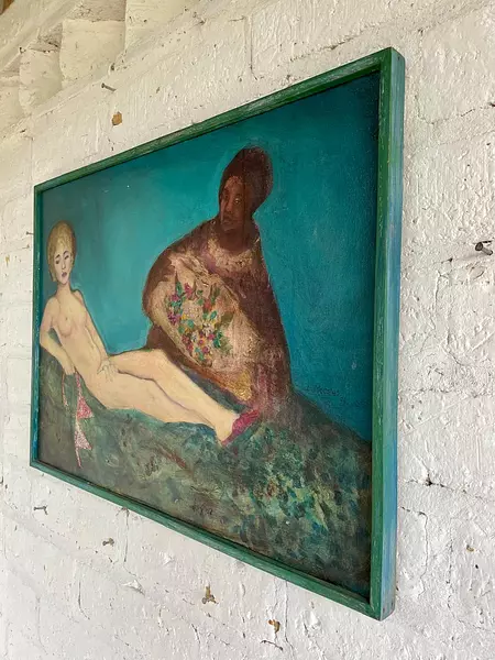 Pintura Original Lourdes Morales - Bogotá 1991