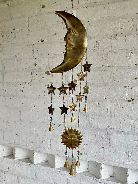 Carrillón De Viento: Luna, Estrellas, Sol Y Campanas - India