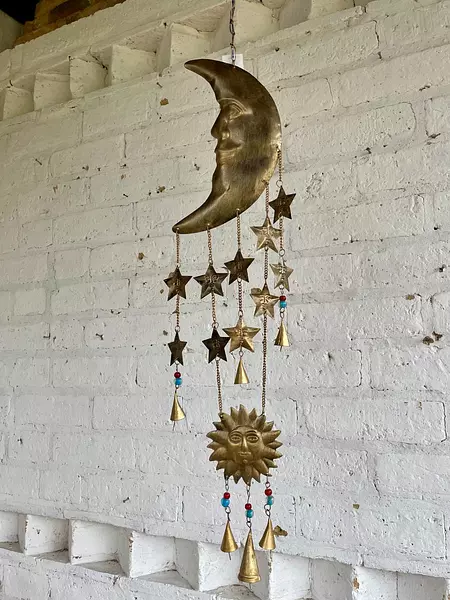 Carrillón De Viento: Luna, Estrellas, Sol Y Campanas - India