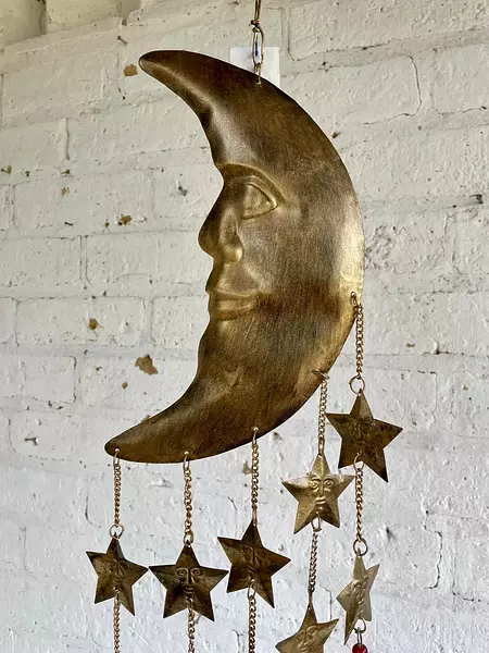 Carrillón De Viento: Luna, Estrellas, Sol Y Campanas - India