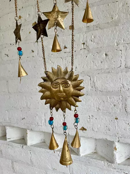 Carrillón De Viento: Luna, Estrellas, Sol Y Campanas - India