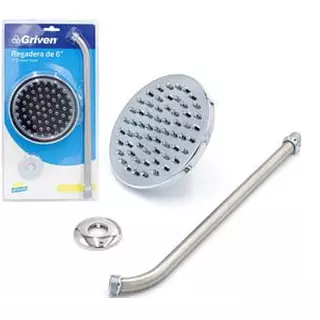 Regadera Para Ducha 6" Blister Pza