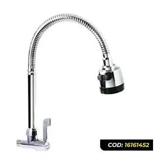 Llave Lavaplatos Pared Flexible Palanca