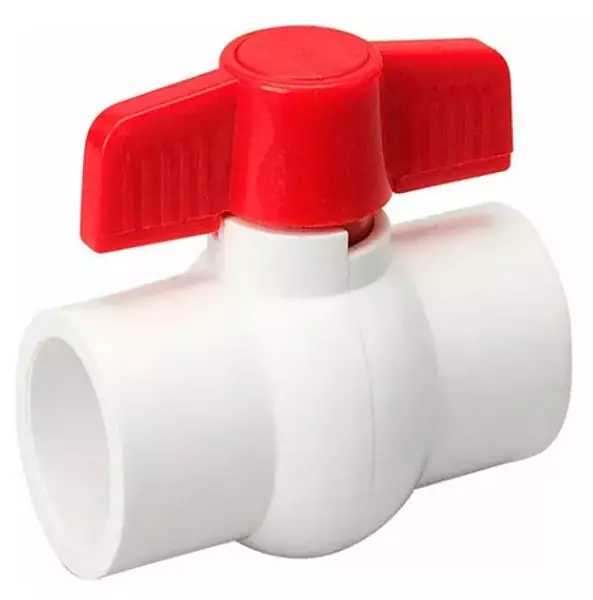 Llave Paso Pvc 1" Liso Uyu