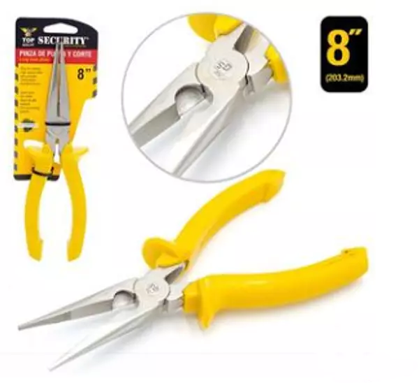 Pinza De Punta Y Corte 8" , Blister
