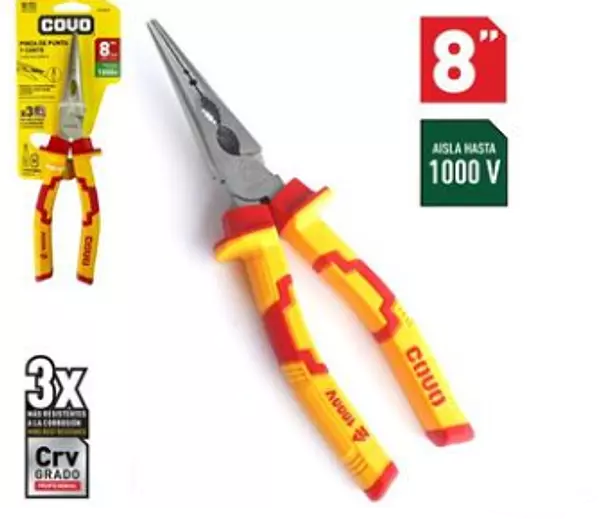 Pinza De Punta Larga 8"