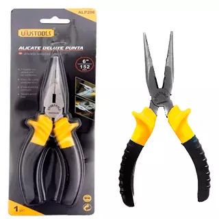 Alicate Deluxe Punta X 6"