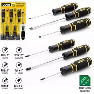 Destornilladores Para Demolicion X6 Piezas