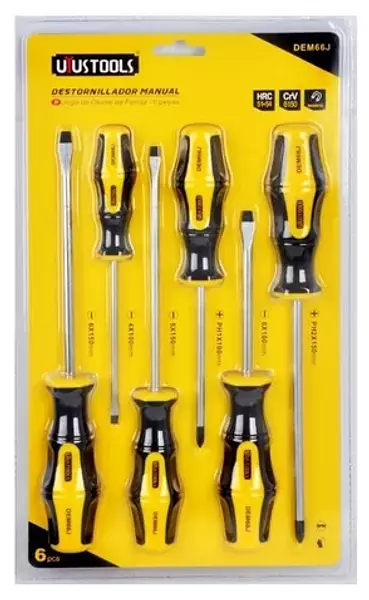 Destornillador Manual Cj15 6pcs Uyu