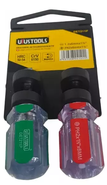 Destorn. M/Transparente 2pcs 1-1/2"X6 (+-) Uyus 1 1/2"X1/4"