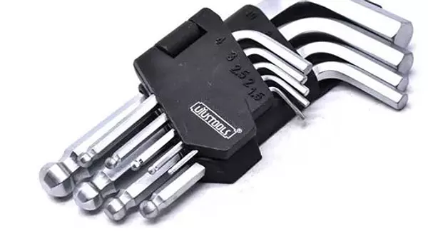 Llave Allen Deluxe Corto 9pcs
