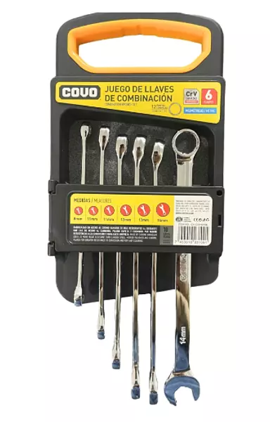 Juego De Llaves De Combinación 6pcs-8,10,11,12,13,14mm