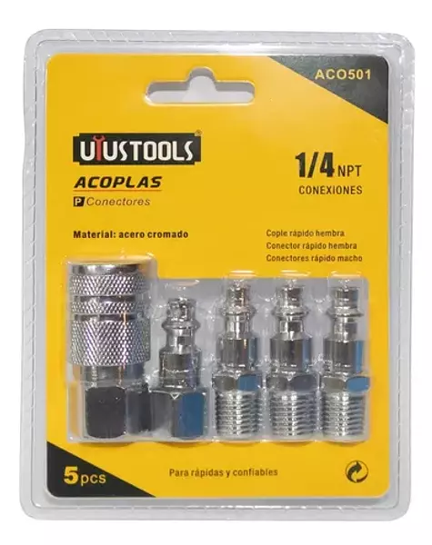 Acoplas Rapidas Set 5pcs Uyu