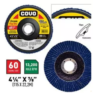 Disco Flap 4-1/2 Pulgadas Grano 60