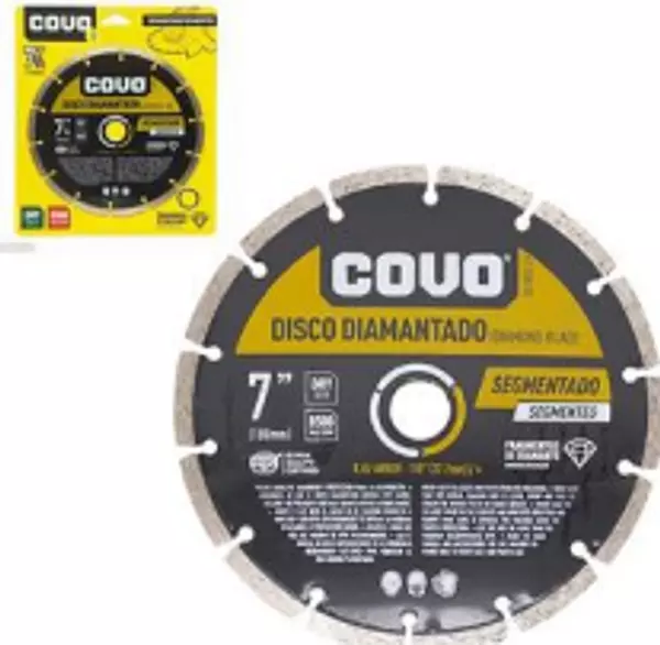 Disco Diamantado Segmentado 7 1/4" Pza