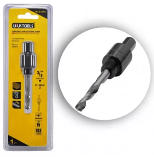 Mandril Para Sierra Copa 3/8"" (14-30mm)