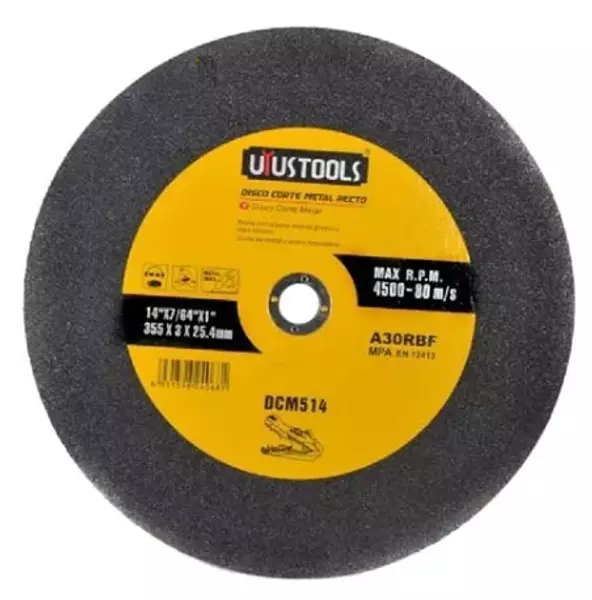 Disco Corte Metal Recto 14"X3.0x25.4mm