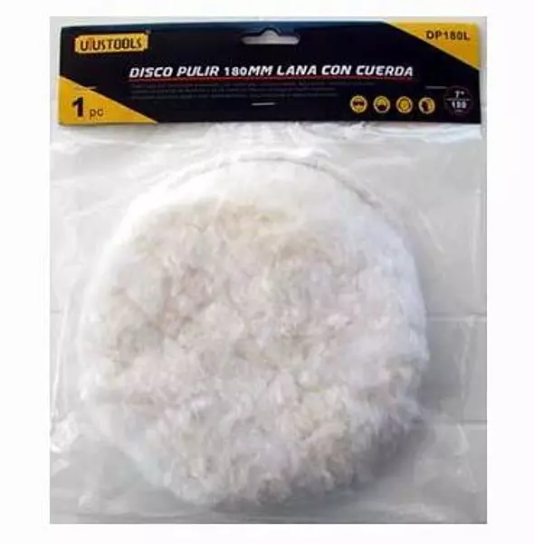 Disco Pulir 180mm Lana Cuerda Bonnette Uyus