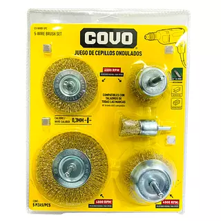 Juego De Cardas De Alambre 5 Pzas.