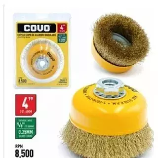 Cepillo Copa Alambre 4" Blister Pza